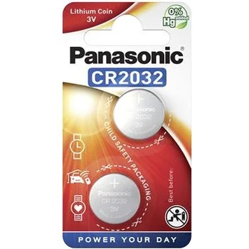 Panasonic Батерия cr2032, 2 бр. , panasonic cr2032/2b-pan (cr2032/2b-pan)