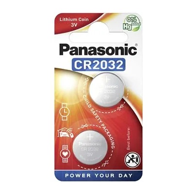Panasonic Батерия cr2032, 2 бр. , panasonic cr2032/2b-pan (cr2032/2b-pan)
