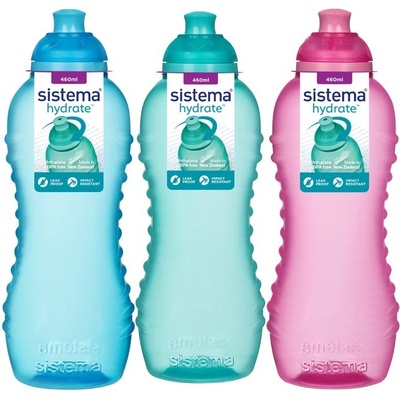 Sistema® Hydrate™ Squeeze Twist 'n' Sip 460 ml
