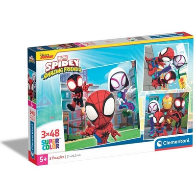 Clementoni 3x48ч. Пъзел Spidеy and His Amazing Friends