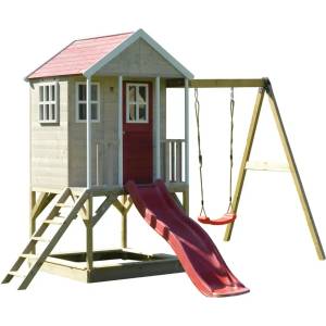 Wendi Toys Nordic Adventure, с платформа, пързалка и люлка (ТТM10R)