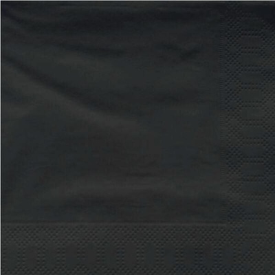 Gastro Ubrousek koktejlový 12x12cm černý 200ks – Zboží Dáma