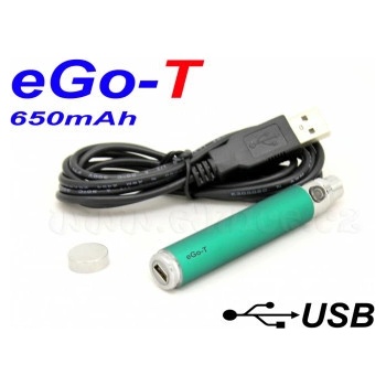 Joyetech Baterie eGo-T / USB passthrough 650mAh MANUAL Zelená