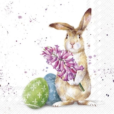 IHR SPLASHY BUNNY velké ubrousky 33x33cm