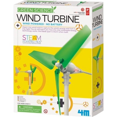 4M Детски комплект 4M - Зелена наука, вятърна турбина (4m-03378)