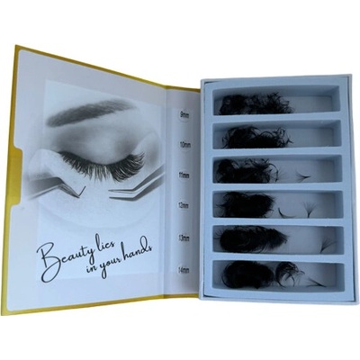 Luxury Lashes Narrow 16D Zakrivenie umelých rias: CC, Dĺžka umelých rias: Mix dĺžok 9-14 mm, Hrúbka rias: 005