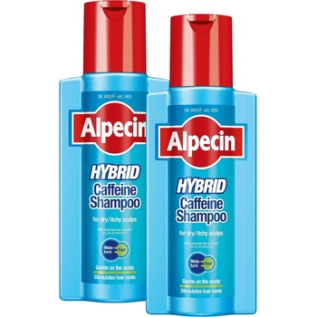 Alpecin Комплект - Кофеинов шампоан Hybrid, 2 х 250 ml
