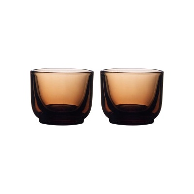 Fellow Pirch Espresso set 2 sklenic Amber 88 ml