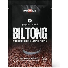 BILTONG s drveným červeným kampotským korením 50 g