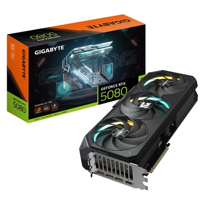 GIGABYTE GeForce RTX 5080 GAMING OC 16GB GDDR7 256bit (GV-N5080GAMING OC-16GD)