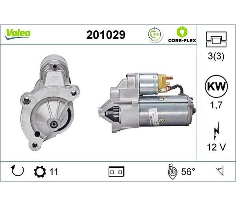 Startér VALEO 201029