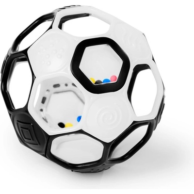 OBALL Hračka Oball RATTLE GOALS 10 cm Black & White