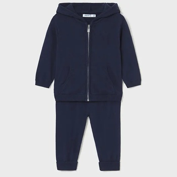 Mayoral Комплект две части трикотаж в тъмносин цвят за бебе момче Mayoral