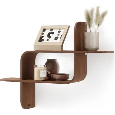 Umbra hk ltd (Канада) Рафт umbra montage за стенен монтаж - цвят орех (umbra 1017571-1055)