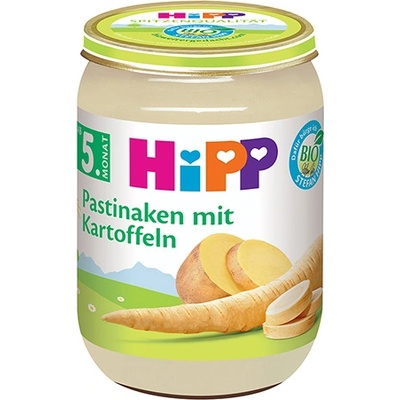 HiPP Био Пюре HiPP Пащърнак с картофи 190 гр. - 5+ месеца