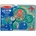 Melissa & Doug Дървен пъзел Melissa & Doug - Подводни съоръжения, 18 части (31003)