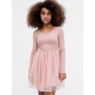 GAP Детска рокля с тюл GAP GAP | Rozov | Момичешки | 116/122