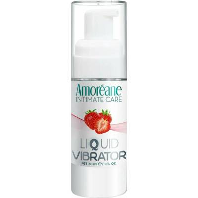 Amoréane tekutý vibrátor Strawberry 30 ml