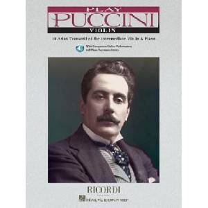 Play Puccini: 10 Arias Transcribed for Violin & Piano [With CD (Audio)] | Giacomo Puccini (ISBN: 9780634046346)