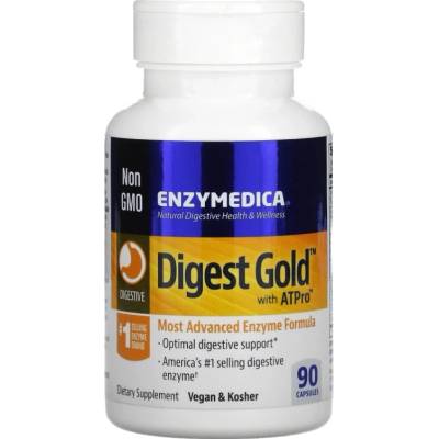 Enzymedica Digest Gold with ATPro, 90 капсули, Enzymedica (73721)