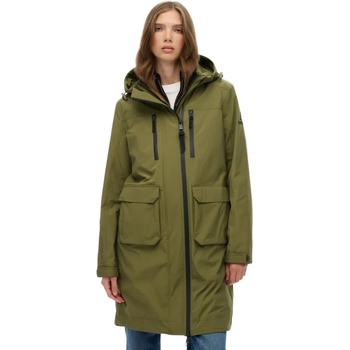 SUPERDRY Анорак Superdry Longline Shell parka - Green (Khaki Green)