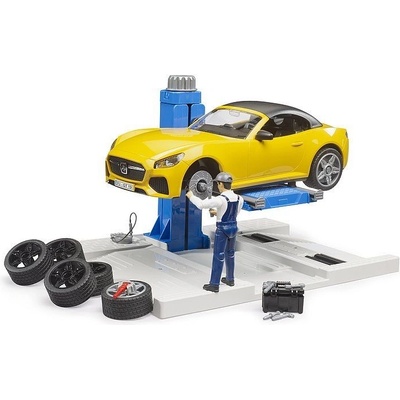 Bruder 62112 Servisné centrum Bworld + Roadster