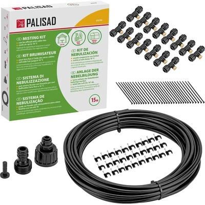 PALISAD Cистема за образуване на мъгла, полиетиленов маркуч, дължина 15 м, дюзи 15 броя// Palisad
