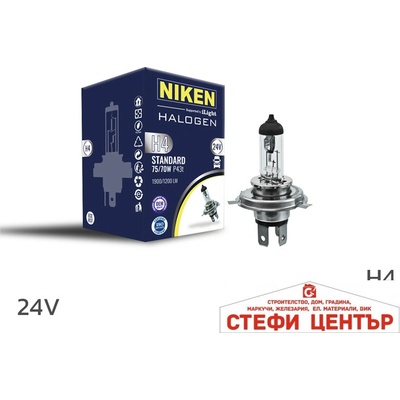Niken Kрушкa NIKEN - H4 75W/70W 24V (282452)
