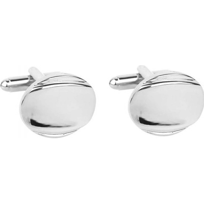 Bubibubi manžetové gombíky strieborný ovál