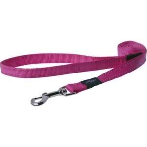 Rogz Classic Lead XL - Светлоотразителен повод за кучета 2.5 см. /1.2 метра розов