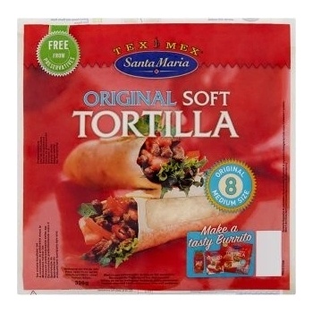 Santa Maria Soft pšeničná tortilla střední 320 g