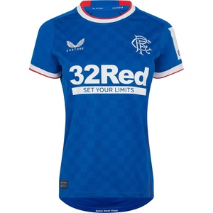 Castore Дамска футболна фланелка Castore Rangers Home Shirt 2022/2023 Womens - Blue