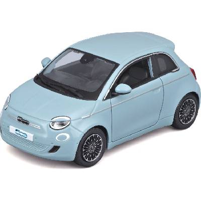 Bburago Метална количка Bburago - Fiat 500e, 1: 24, синя (18-21110LB)