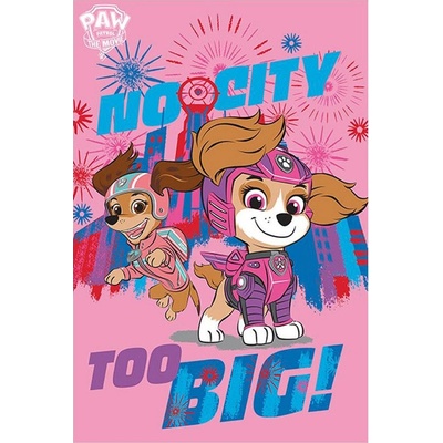 Sportswear Express Ružová detská deka Paw Patrol City