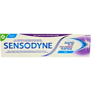 Sensodyne , Паста за зъби, Бързо облекчение, мента, 75 ml