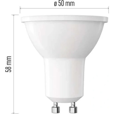 EMOS LED крушка Emos Classic MR16 бяла/ GU10 / 3 W (32 W) / 345 lm / Студено бяла ZQ8E14 1525730114 (ZQ8E14)
