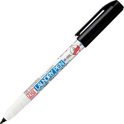 Kuretake popisovač na textil ZIG Laundry pen čierny