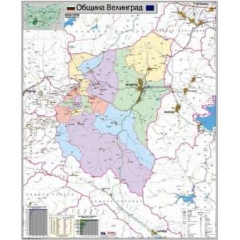 Mapmedia Карта на община Велинград