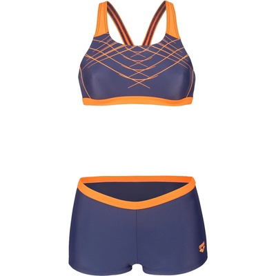 arena Дамски комплект бикини Arena Women's Proposal Swimsuit Two Pieces Bikini - Navy / Team Orange - размер 34 (EU) (150-5860-0211)