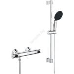 GROHE 34800001 - Комплект за душ с термостатен смесител PRECISION FLOW 600 mm хром (GH1096)