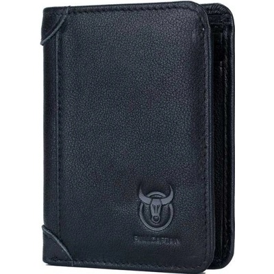 Bullcaptain elegantní kožená peněženka Gerold Černá BULLCAPTAIN QB031Vs5