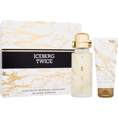 Iceberg Twice Gold Dárková sada pánská EDT 125 ml + sprchový gel 100 ml