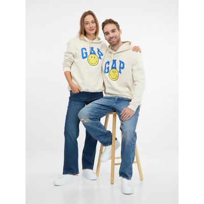 GAP Унисекс суитчър Gap × SmileyWorld® GAP GAP | Bezhov | МЪЖЕ | L