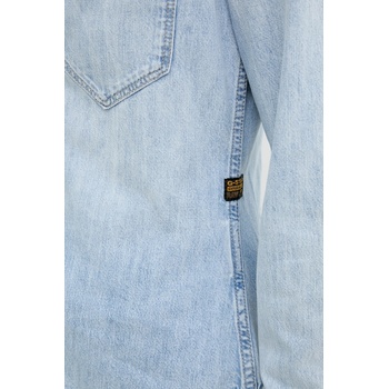 G-Star Дънкова риза G-Star дамска в синьо със стандартна кройка с класическа яка D24343-D539 (D24343.D539)