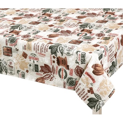 Bellatex Ubrus EMA Kakao béžová hnědá 120x180 cm