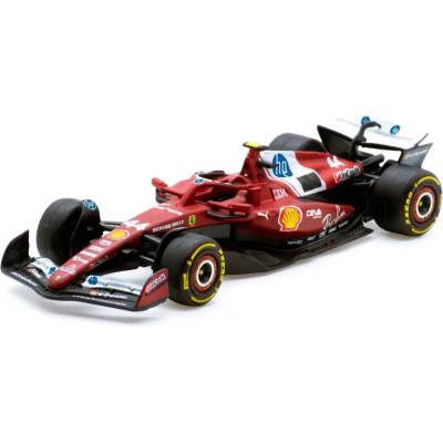 Bburago Метална количка Bburago - Ferrari F1 SF-25, Team Scuderia Ferrari, #44 Lewis Hamilton, 1: 64 (18-56801-H)