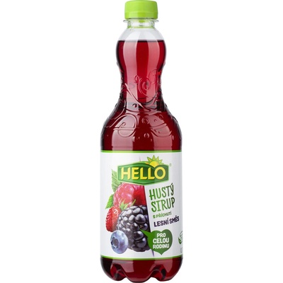 Hello Hustý sirup lesní směs 0,7 l