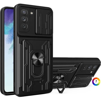 Samsung Galaxy S21 FE 5G Удароустойчив Ring Holder Калъф и Протектор