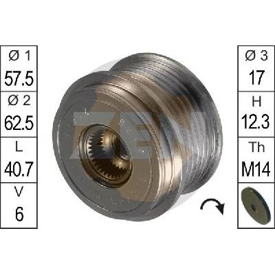 Voľnobeżka alternátora ERA ZN5428