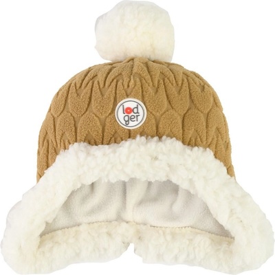 LODGER Čepička Hatter Empire Fleece Dark Honey – Zboží Dáma